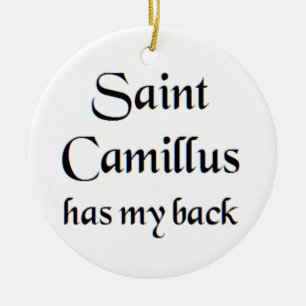 saint camillus coffee mug ceramic ornament