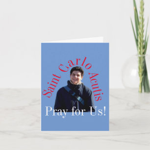 Saint Carlo Acutis Card