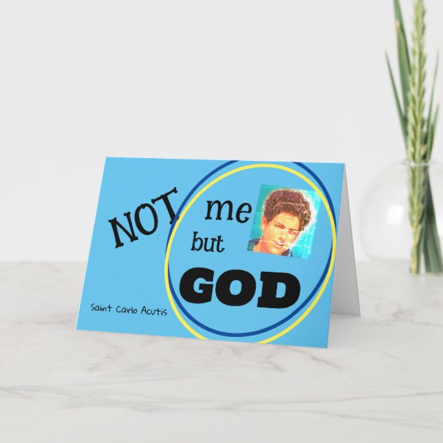 Saint Carlo Acutis Card (Front)