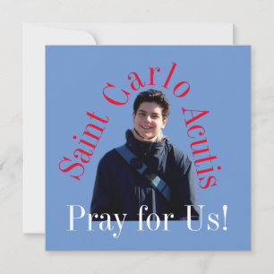 Saint Carlo Acutis Card