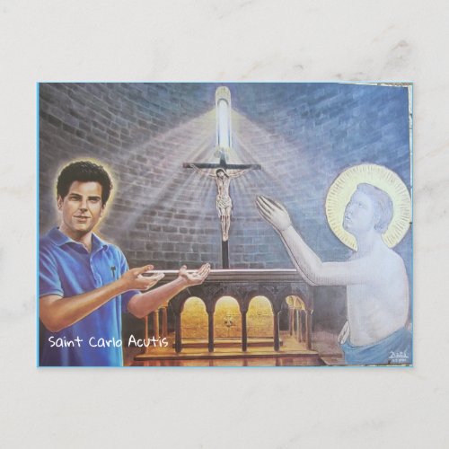 Saint Carlo Acutis Card