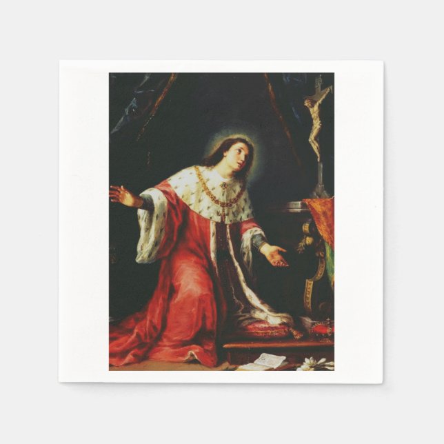 Saint Casimir Jagiellon  Napkins (Front)