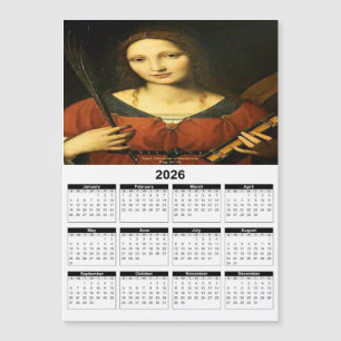 Saint Catherine of Alexandria 2026 Calendar