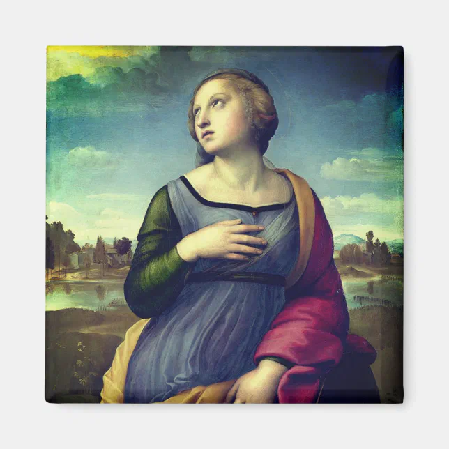 Saint Catherine of Alexandria by Raphael Magnet | Zazzle
