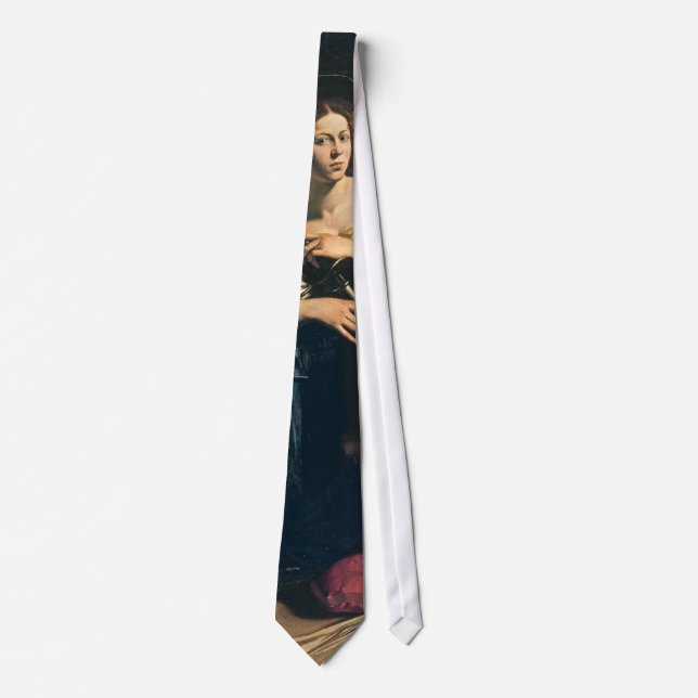 Saint Catherine of Alexandria,  Caravaggio Neck Tie (Front)