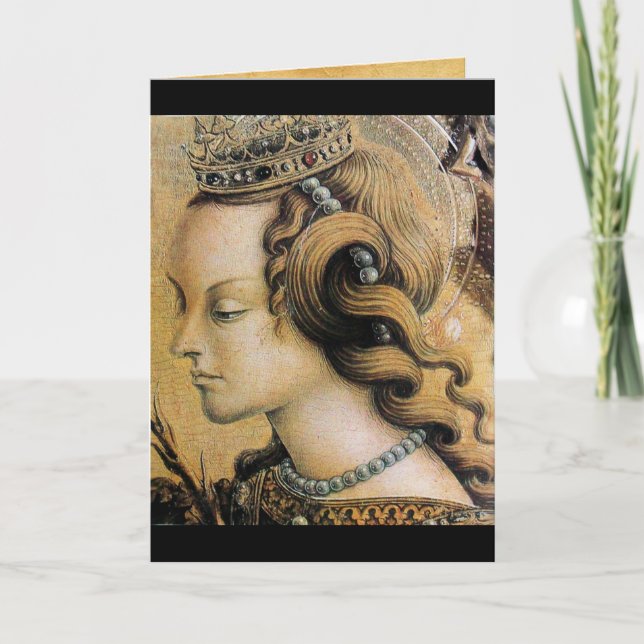 Saint Catherine of Alexandria Holiday Card (Front)