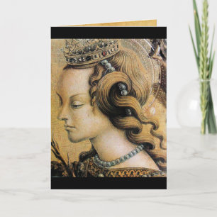 Saint Catherine of Alexandria Holiday Card