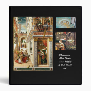 Saint Catherine of Alexandria Monogram 3 Ring Binder