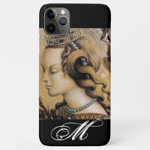Saint Catherine of Alexandria Monogram iPhone 11 Pro Max Case