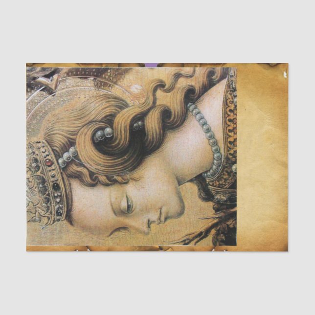 Saint Catherine of Alexandria Parchment Tissue Paper (Front)