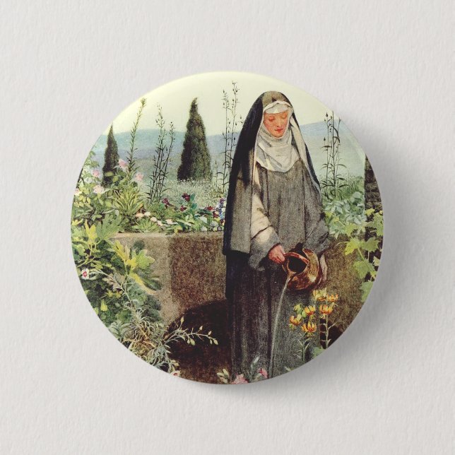 Saint Catherine of Siena Button (Front)