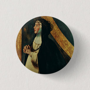 Saint Catherine of Siena by Juan Bautista Maino Button
