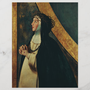 Saint Catherine of Siena by Juan Bautista Maino Flyer