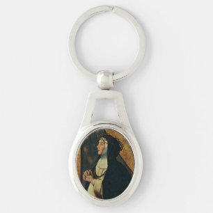Saint Catherine of Siena by Juan Bautista Maino Keychain