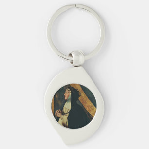 Saint Catherine of Siena by Juan Bautista Maino Keychain