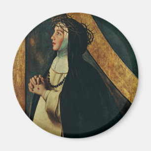 Saint Catherine of Siena by Juan Bautista Maino Magnet
