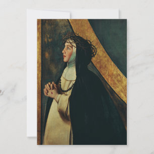 Saint Catherine of Siena by Juan Bautista Maino  Thank You Card