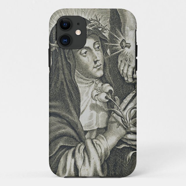 Saint Catherine of Siena Case-Mate iPhone Case (Back)