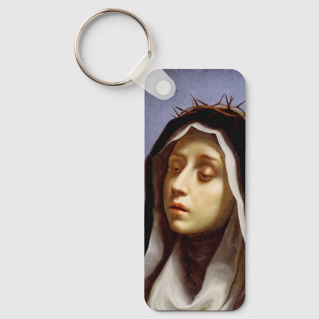 Saint Catherine of Siena Keychain (Front)