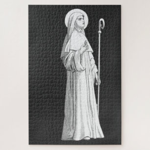 Saint Catherine of Siena Virgin Jigsaw Puzzle