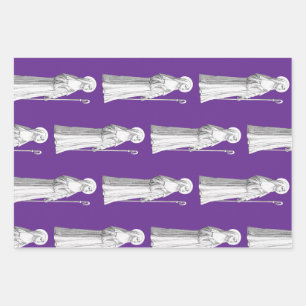 Saint Catherine of Siena Virgin Wrapping Paper Sheets