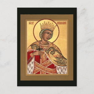 Saint Catherine Prayer Card