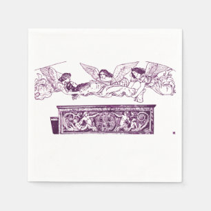 Saint Catherine’s Body Carried by the Angels Napkins