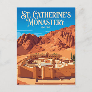 Saint Catherine's Monastery Egypt Postcard