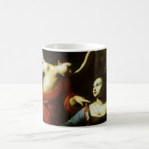 Saint Cecilia and the Angel by Carlo Saraceni Coffee Mug
