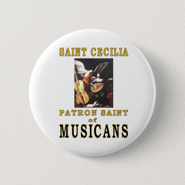 SAINT CECILIA BUTTON (Front)