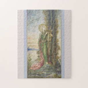 Saint Cecilia By Gustav Moreau Jigsaw Puzzle