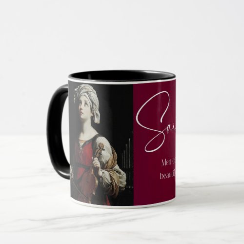 Saint Cecilia Catholic Saint Coffee Mug