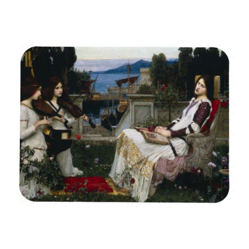 Saint Cecilia in the Garden Magnet