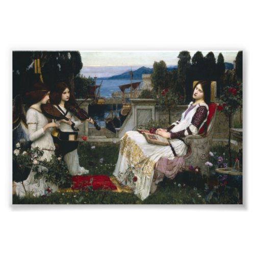 Saint Cecilia in the Garden Photo Print