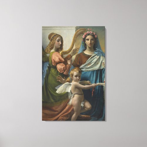 Saint Cecilia of Rome  Canvas Print