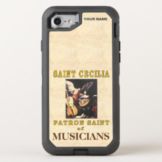 SAINT CECILIA (Patron Saint of Musicians) OtterBox Defender iPhone SE/8/7 Case