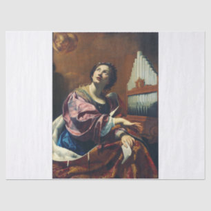 Saint Cecilia Premium "Heavenly Concert" Art Print Tissue Paper