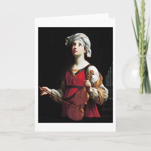 Saint Cecilia St Cecilia Guido Reni Card