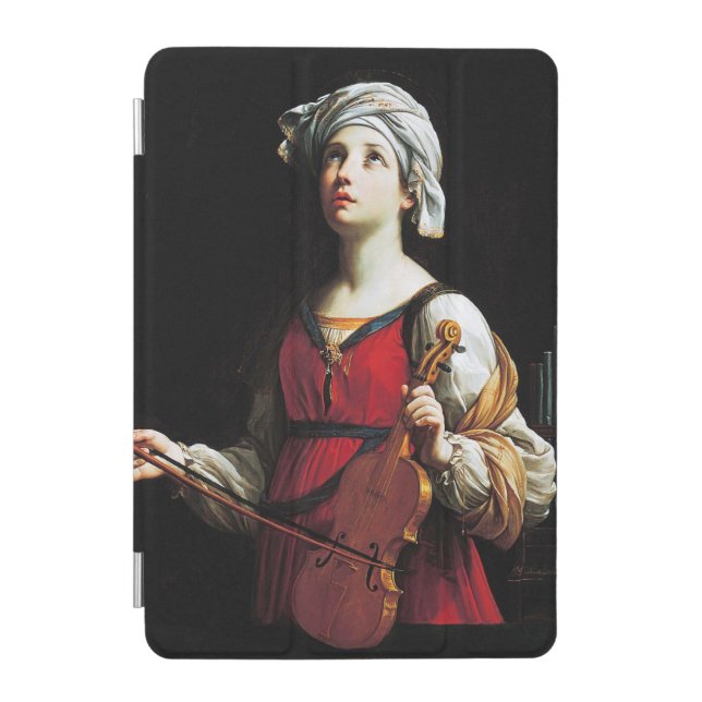 Saint Cecilia (St. Cecilia), Guido Reni iPad Mini Cover (Front)