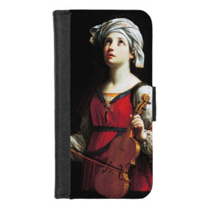 Saint Cecilia (St. Cecilia), Guido Reni iPhone 8/7 Wallet Case