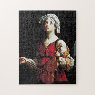 Saint Cecilia (St. Cecilia), Guido Reni Jigsaw Puzzle