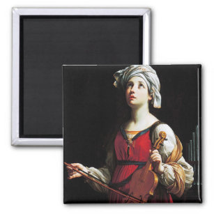 Saint Cecilia (St. Cecilia), Guido Reni Magnet