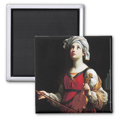 Saint Cecilia St Cecilia Guido Reni Magnet