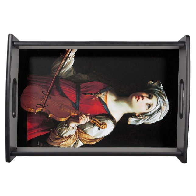 Saint Cecilia (St. Cecilia), Guido Reni Serving Tray (Front)