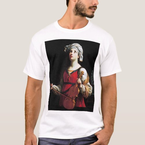 Saint Cecilia St Cecilia Guido Reni T_Shirt