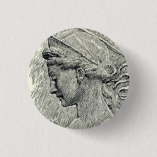 Saint Cecilia Virgin and martyr Button