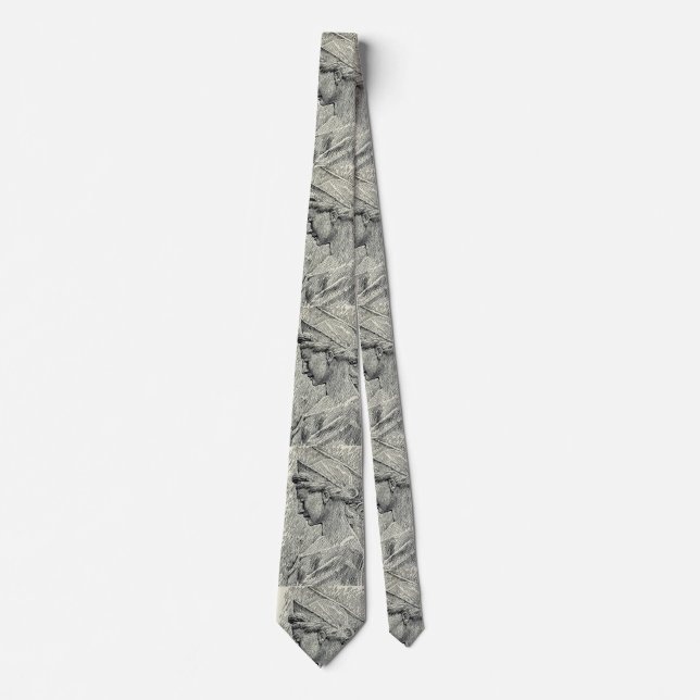 Saint Cecilia Virgin and martyr Neck Tie (Front)
