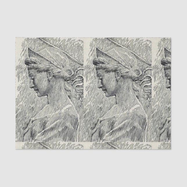 Saint Cecilia Virgin and martyr Tissue Paper (Front)