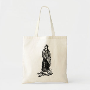 Saint Cecilia with Violin by Raphael Tote Bag