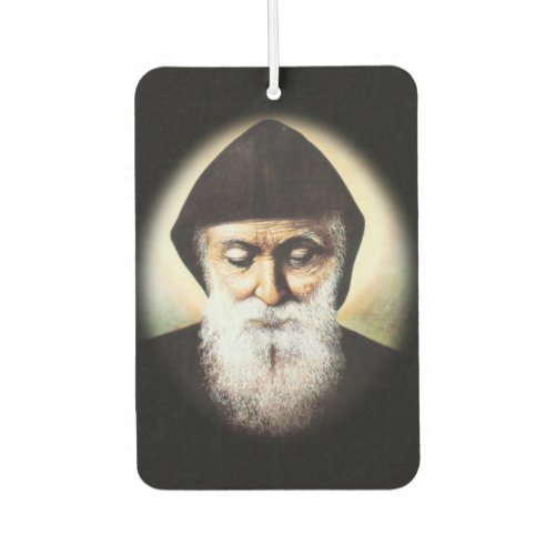 Saint Charbel car air freshener